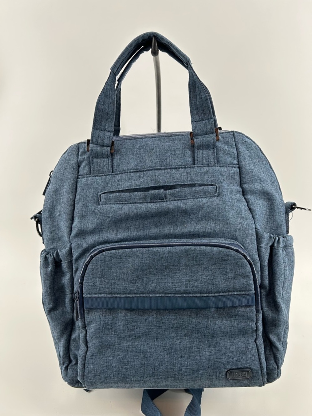 lug Cantor Denim Blue Convertible Backpack Tote